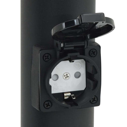 Bollard Lights with Outlet 3pcs 110 cm Stainless Steel IP44