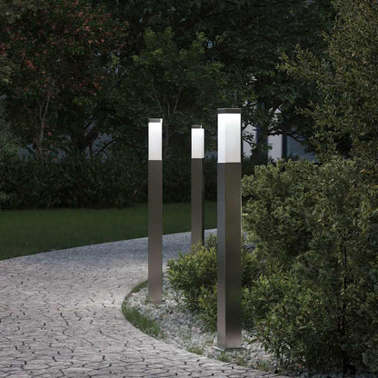 Bollard Lights 3 pcs 80 cm Stainless Steel IP44