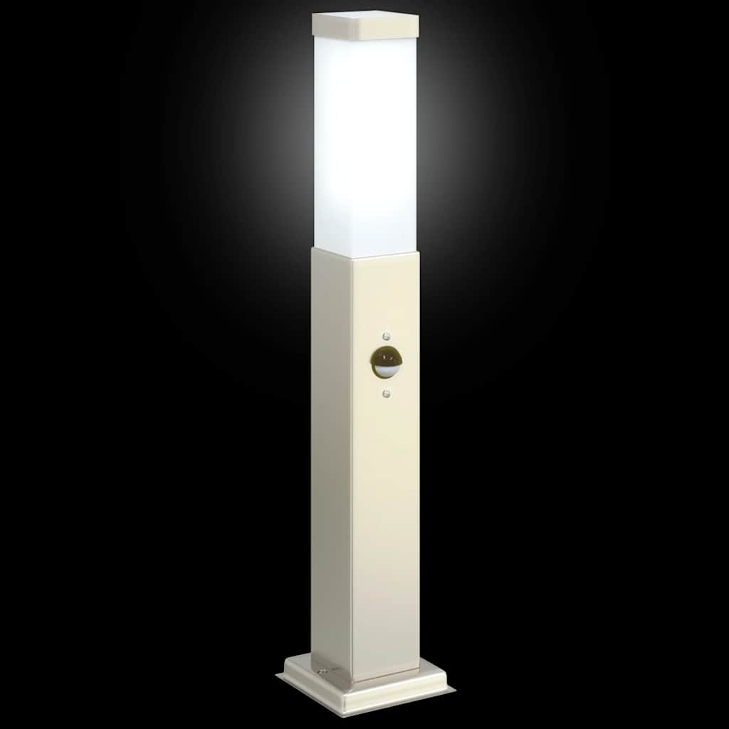 Bollard Light with Sensor 50 cm Stainless Steel IP44