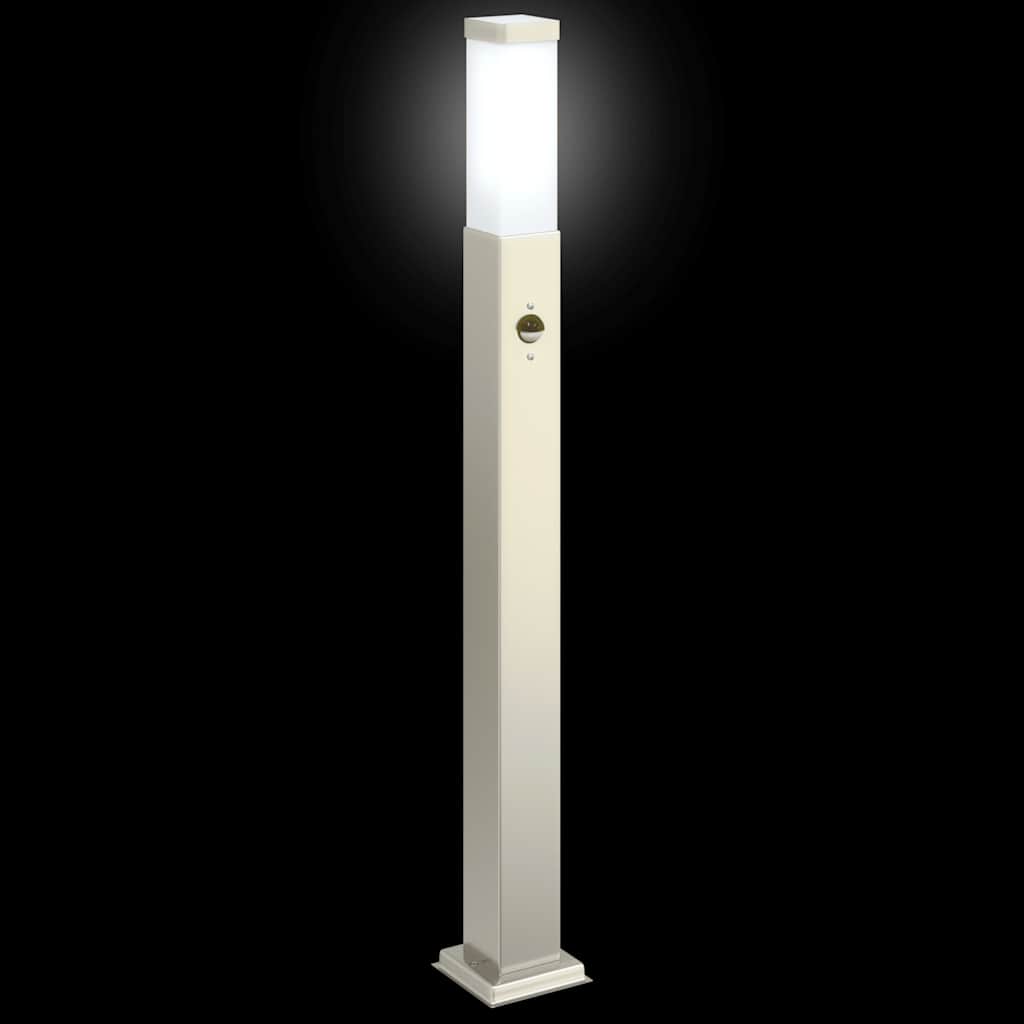 Bollard Light with Sensor 80 cm Stainless Steel IP44