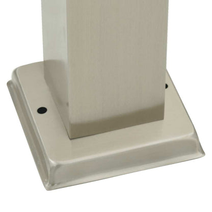 Bollard Lights with Outlet 3 pcs 50 cm Stainless Steel IP44