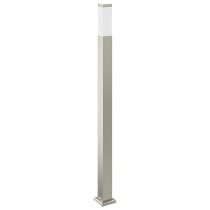 Bollard Light with Sensor&Outlet 110 cm Stainless Steel IP44