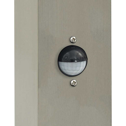 Bollard Lights with Sensor&Outlet 3 pcs 110 cm