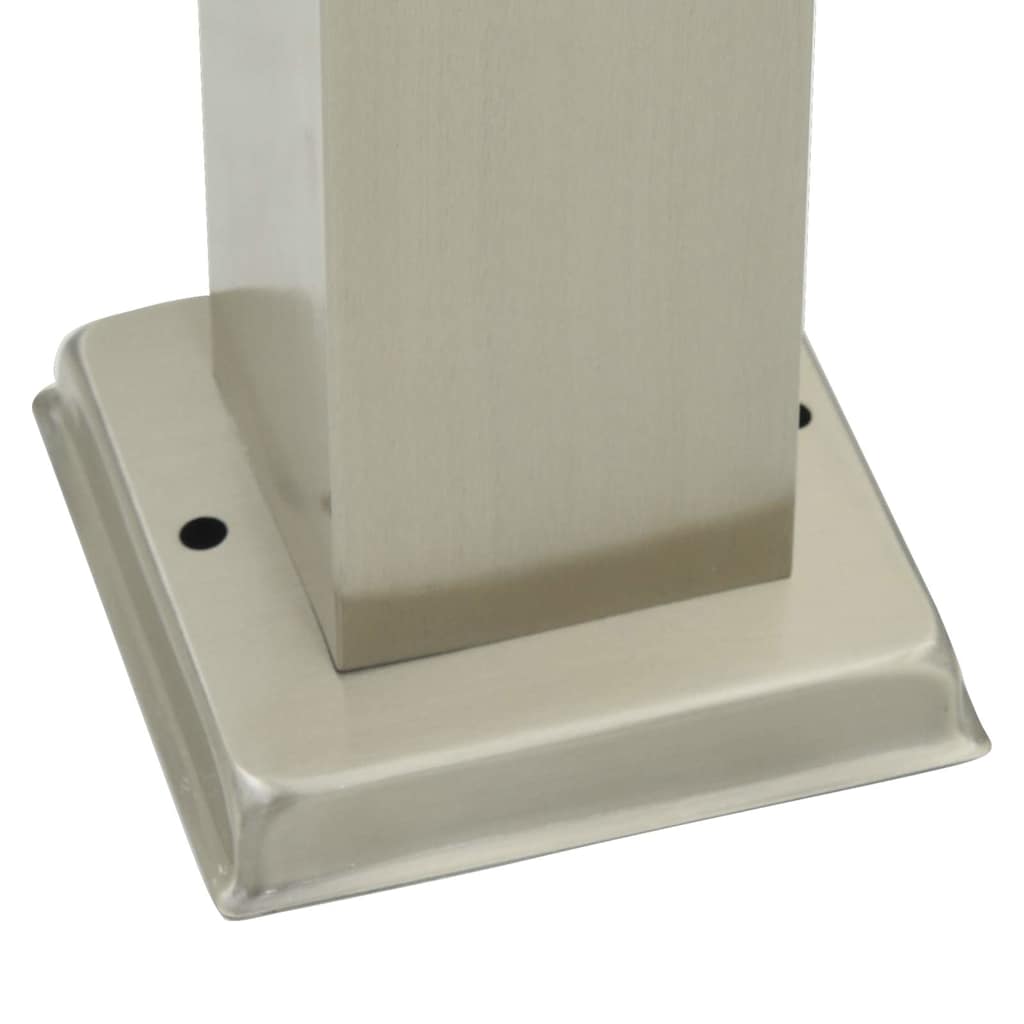 Bollard Lights with Sensor&Outlet 3 pcs 110 cm