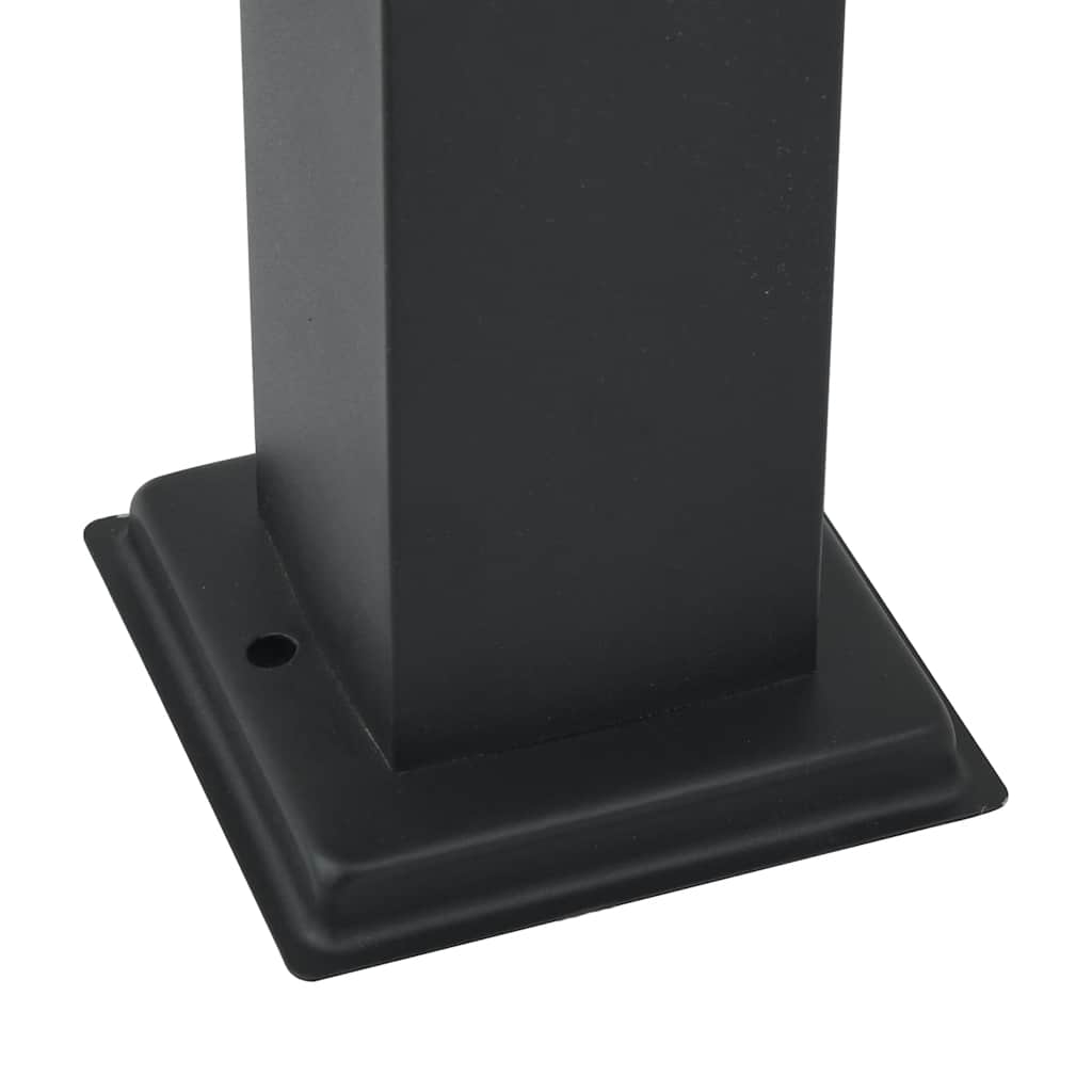 Bollard Light with Sensor 50 cm Black IP44