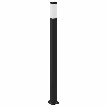 Bollard Light with Outlet 110 cm Black IP44