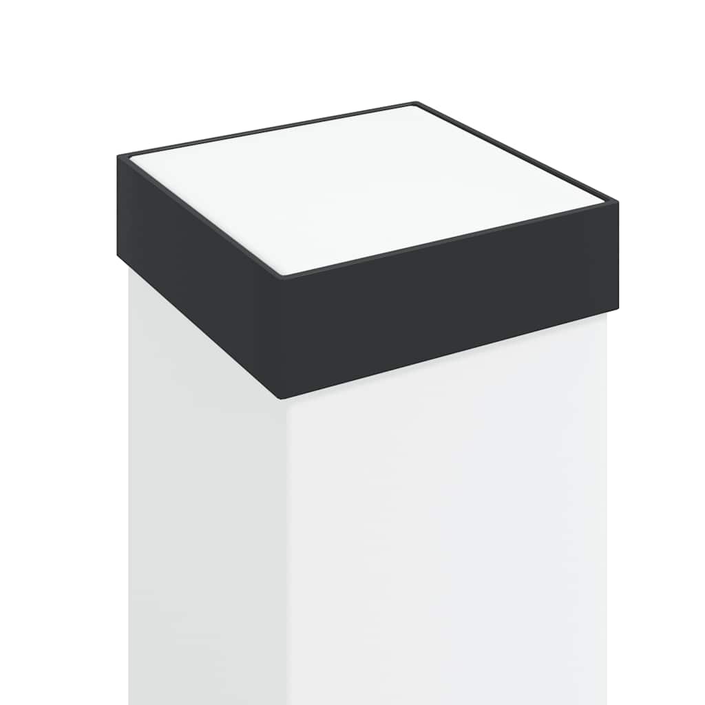 Bollard Light with Sensor&Outlet 110 cm Black IP44