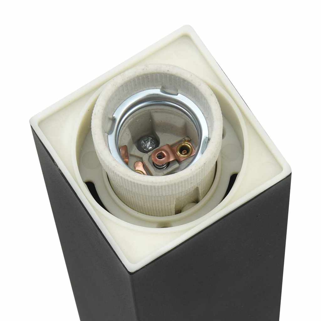 Bollard Lights with Sensor&Outlet 3 pcs 110 cm Black IP44