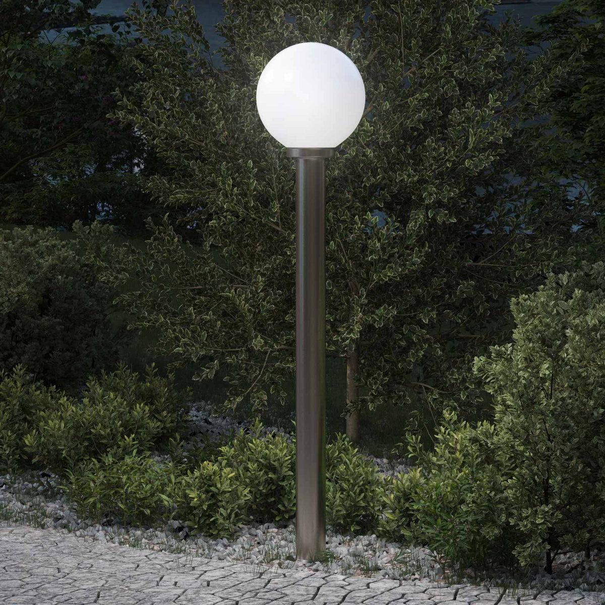 Bollard Light 120 cm Stainless Steel IP44