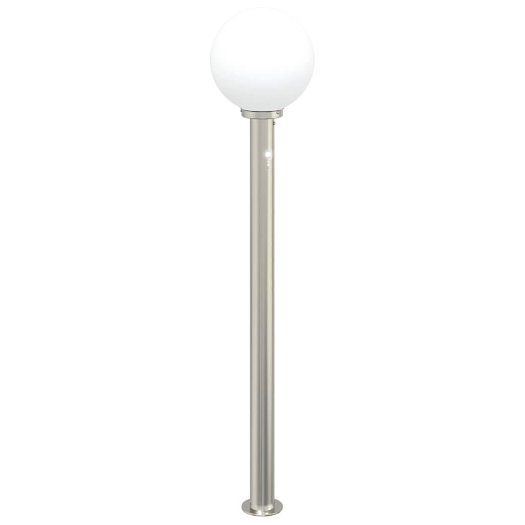 Bollard Lights with Sensor 3 pcs 120 cm Stainless Steel IP44