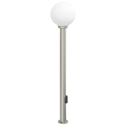 Bollard Light with Outlet 120 cm Stainless Steel IP44