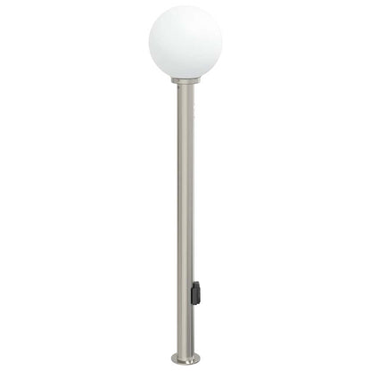 Bollard Light with Sensor&Outlet 120 cm Stainless Steel IP44