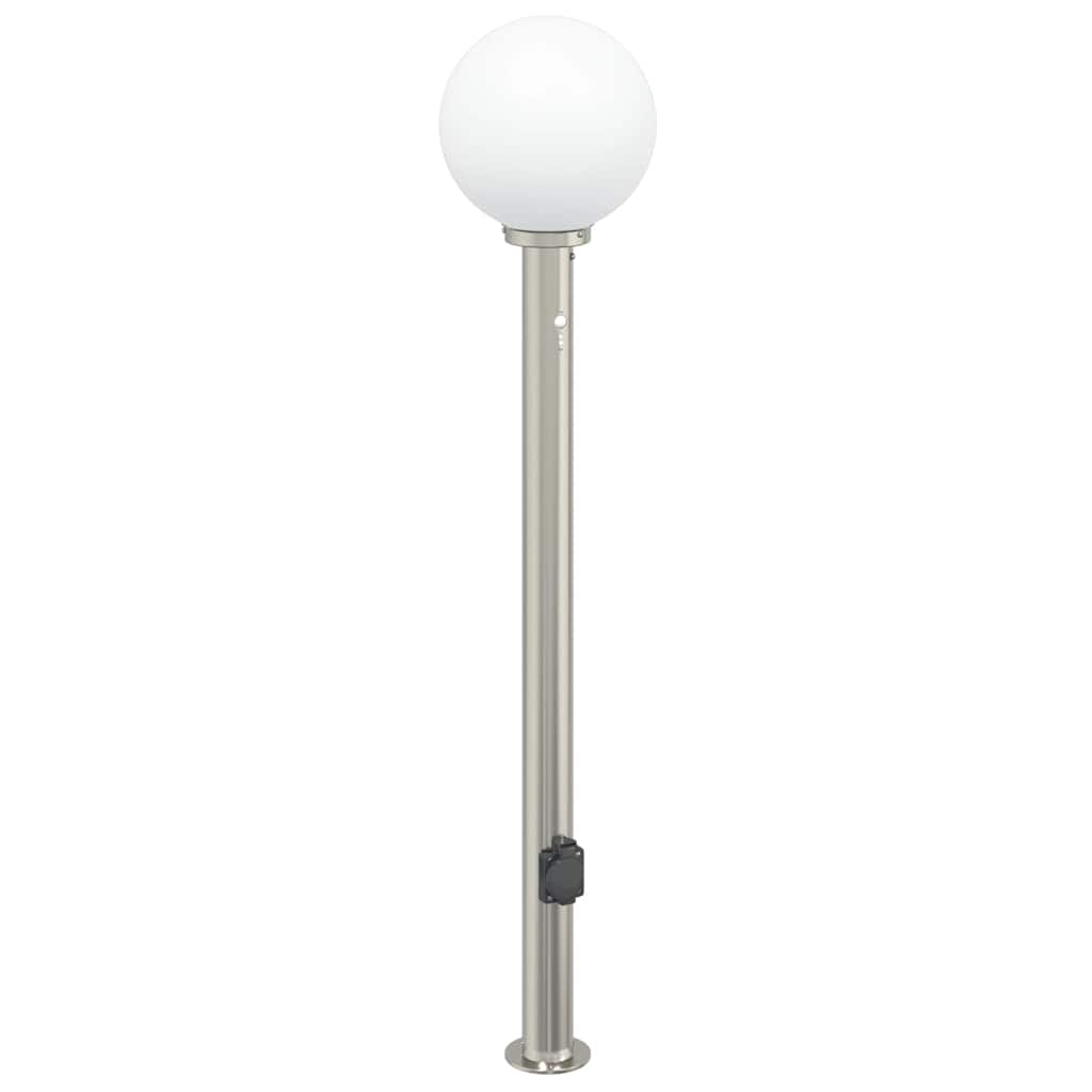 Bollard Lights with Sensor&Outlet 3 pcs 120 cm