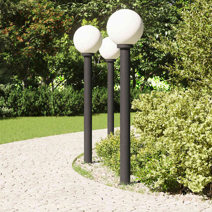 Bollard Lights 3 pcs 120 cm Black IP44