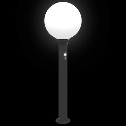 Bollard Light with Sensor 80 cm Black IP44