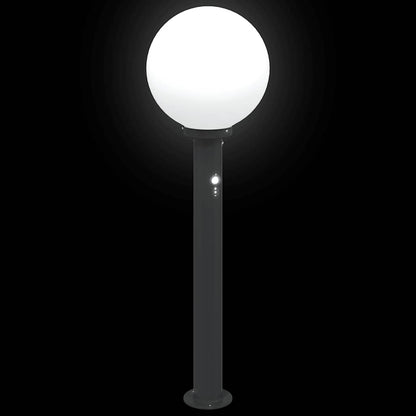 Bollard Lights with Sensor 3 pcs 80 cm Black IP44