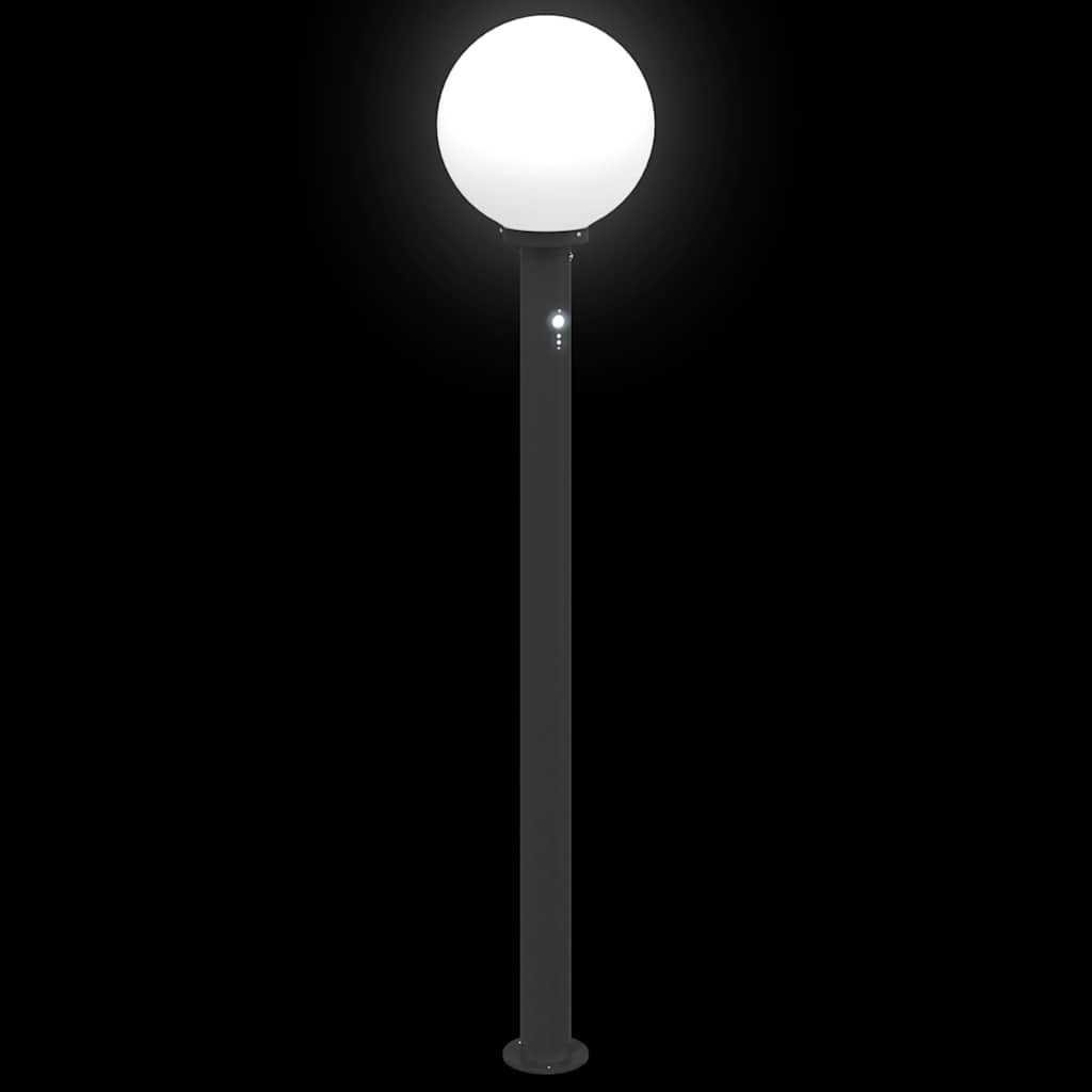 Bollard Light with Sensor 120 cm Black IP44