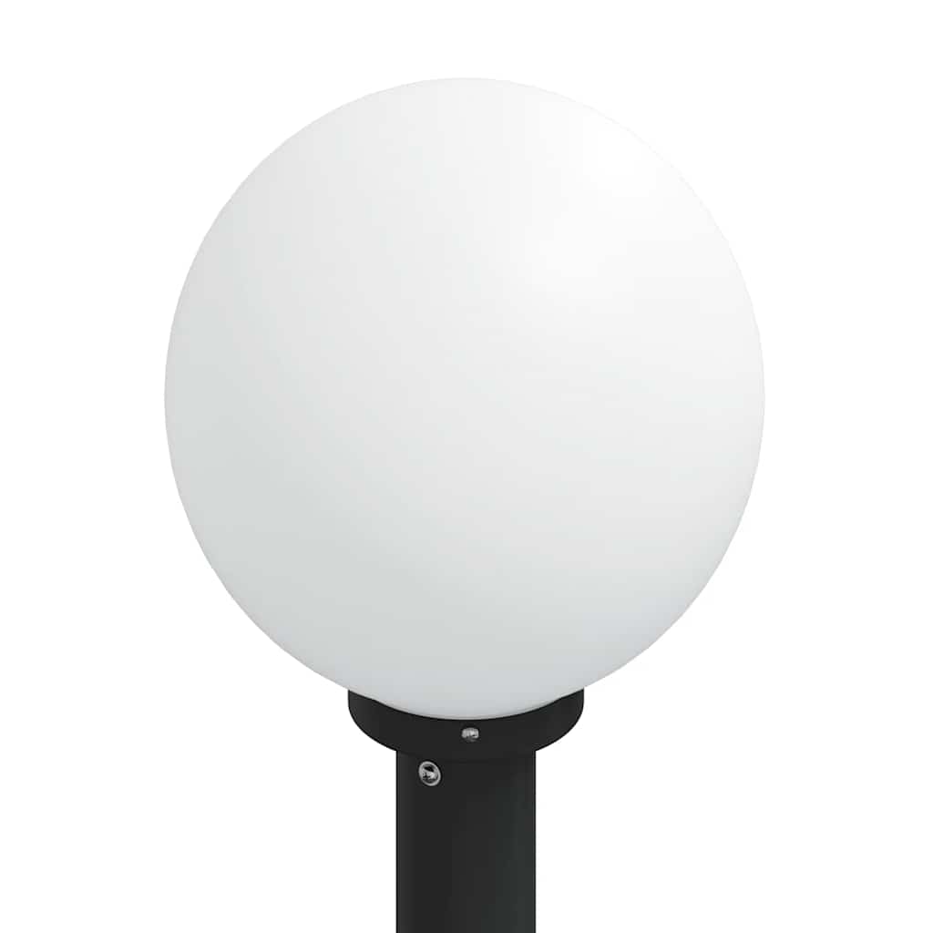 Bollard Lights with Outlet 3 pcs 80 cm Black IP44