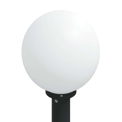 Bollard Lights with Sensor&Outlet 3 pcs 80 cm Black IP44