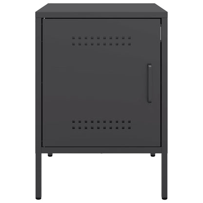 Bedside Cabinet | Black | Steel | Small | Bedside Cabinet | Rectangular