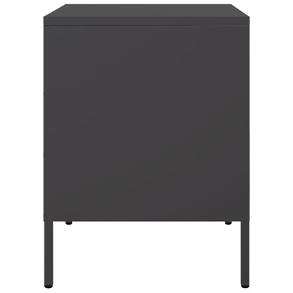 Bedside Cabinet | Black | Steel | Small | Bedside Cabinet | Rectangular