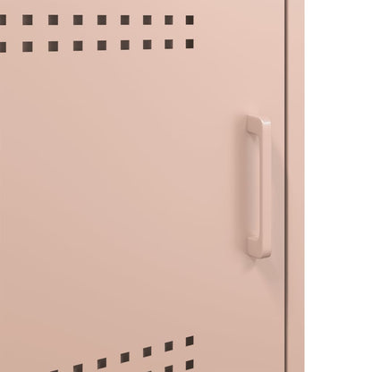 Bedside Cabinets 2 pcs Pink 36x39x50,5 cm Steel