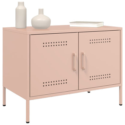 2 Piece TV Cabinet Set Pink 68x39x50,5 cm Steel