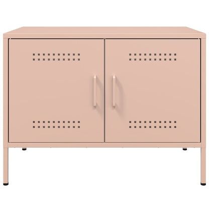 2 Piece TV Cabinet Set Pink 68x39x50,5 cm Steel