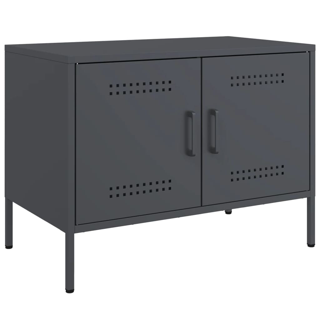 2 Piece TV Cabinet Set Anthracite 68x39x50,5 cm Steel