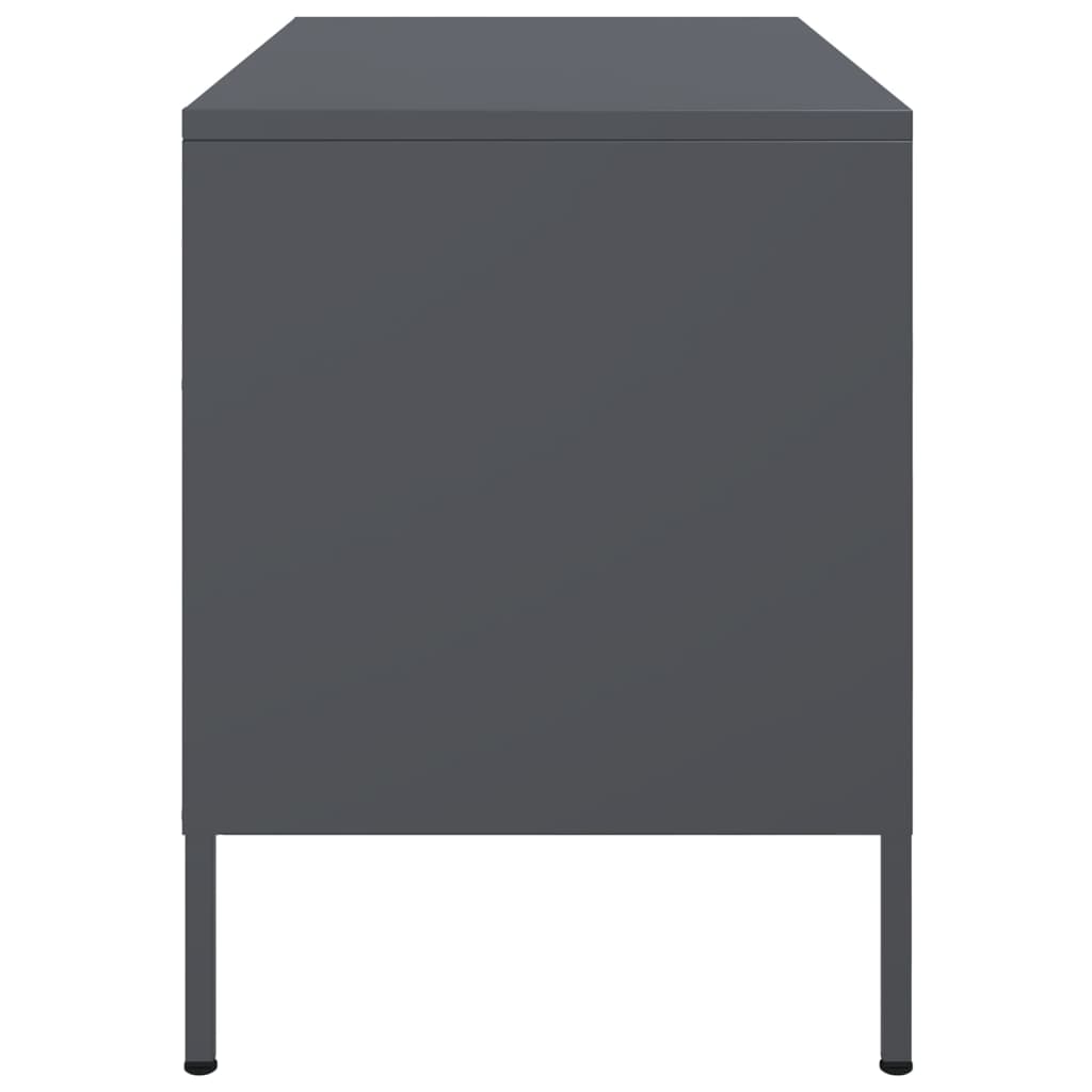 2 Piece TV Cabinet Set Anthracite 68x39x50,5 cm Steel