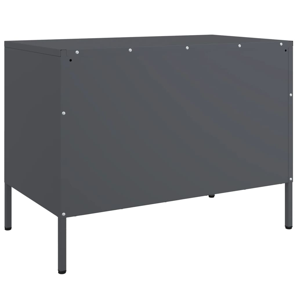 2 Piece TV Cabinet Set Anthracite 68x39x50,5 cm Steel