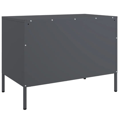2 Piece TV Cabinet Set Anthracite 68x39x50,5 cm Steel