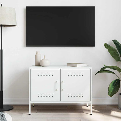 TV Cabinet White 68x39x50,5 cm Steel