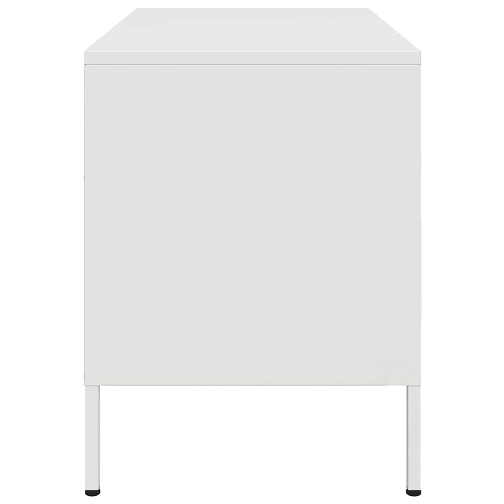 TV Cabinet White 68x39x50,5 cm Steel
