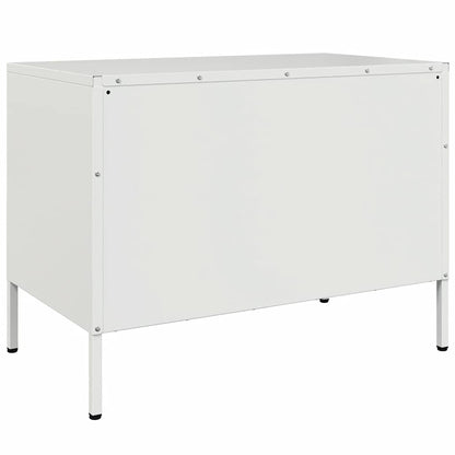 TV Cabinet White 68x39x50,5 cm Steel