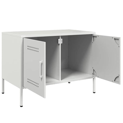 TV Cabinet White 68x39x50,5 cm Steel