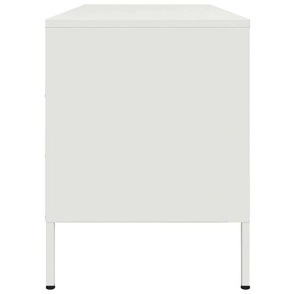 TV Cabinet White 100.5x39x50.5 cm Steel