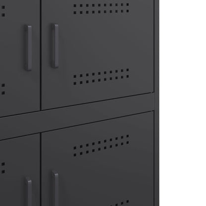 Sideboard Black 68x39x79 cm Steel