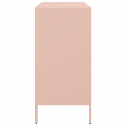 Sideboard Pink 68x39x79 cm Steel