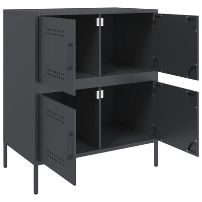 Sideboard Anthracite 68x39x79 cm Steel