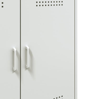 Sideboard White 68x39x79 cm Steel