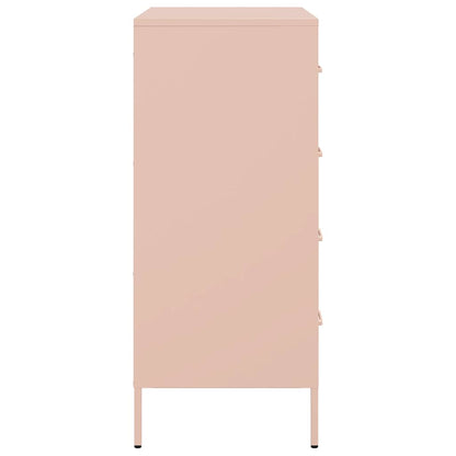 Sideboard Pink 68x39x89 cm Steel