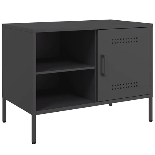 TV Cabinet Black 68x39x50,5 cm Steel