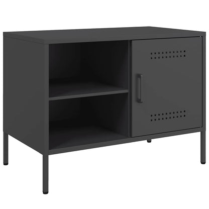 TV Cabinet Black 68x39x50,5 cm Steel