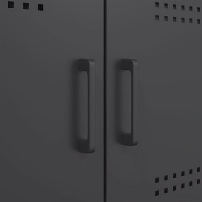 TV Cabinet Black 68x39x50,5 cm Steel