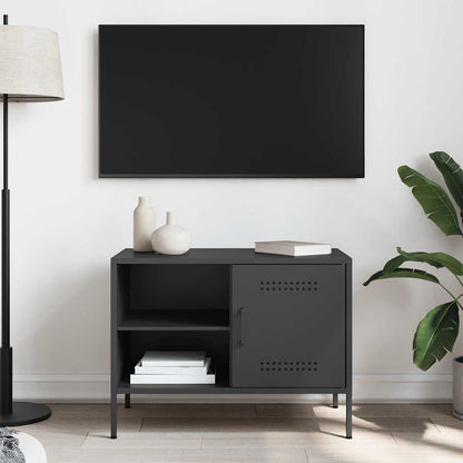 TV Cabinet Black 68x39x50,5 cm Steel