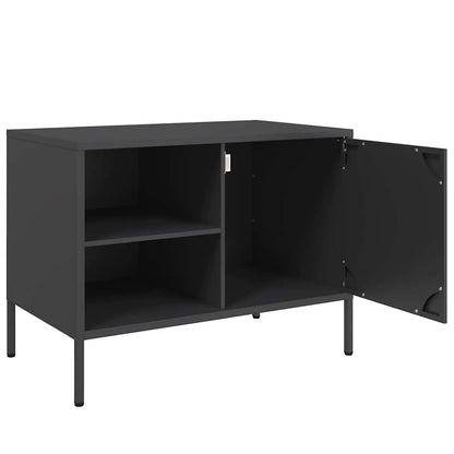 TV Cabinet Black 68x39x50,5 cm Steel