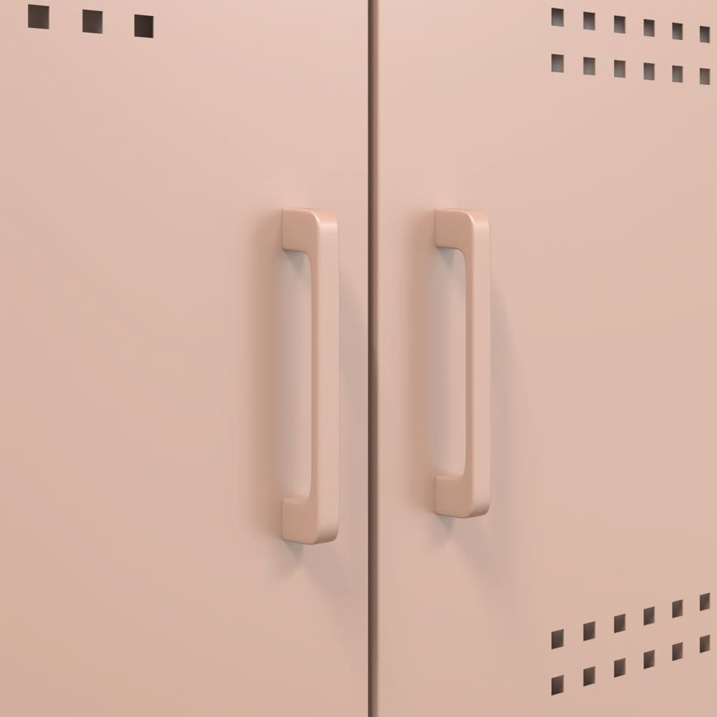 TV Cabinet Pink 68x39x50.5 cm Steel