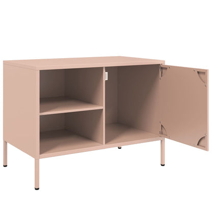 TV Cabinet Pink 68x39x50.5 cm Steel