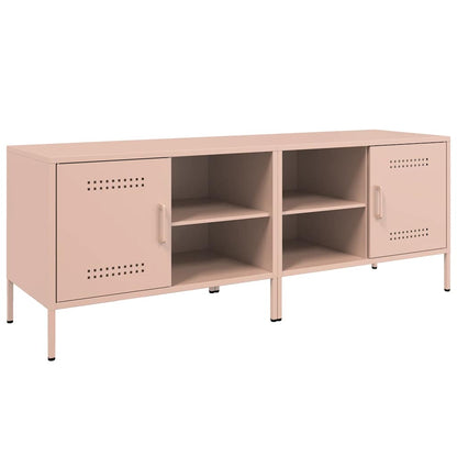 2 Piece TV Cabinet Set Pink 68x39x50,5 cm Steel